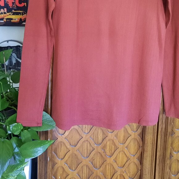 AMERICAN EAGLE Soft & Sexy Plush Long Sleeve Sweater Top - Brown, Size XS - Picture 8 of 16